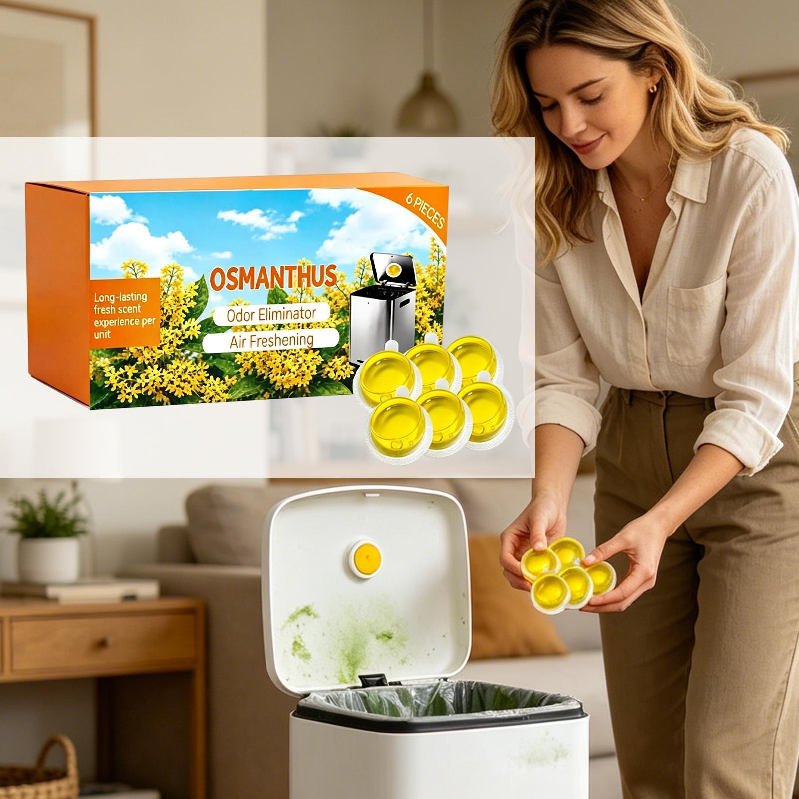 Home Fragrance Best - Yapışkanlı Çöp Kovası Koku Giderici Kapsüller