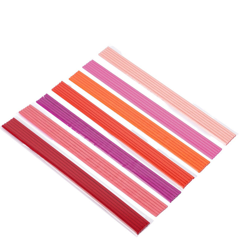 Home Fragrance Logo - 50 adet 22cmx3mm Renkli Fiber Rattan
